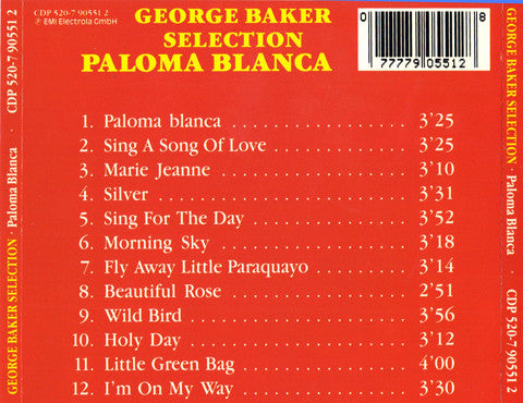 George Baker Selection : Paloma Blanca (CD, Comp)