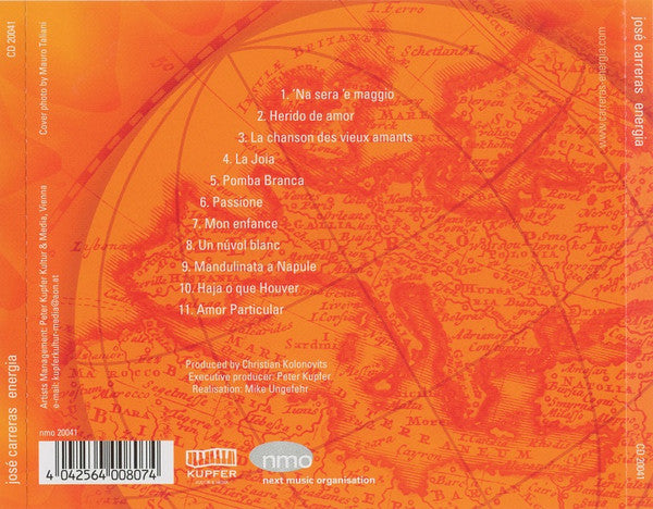 José Carreras : Energia (CD, Album)