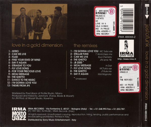 Jestofunk : Love In A Gold Dimension (CD, Album + CD, Comp)