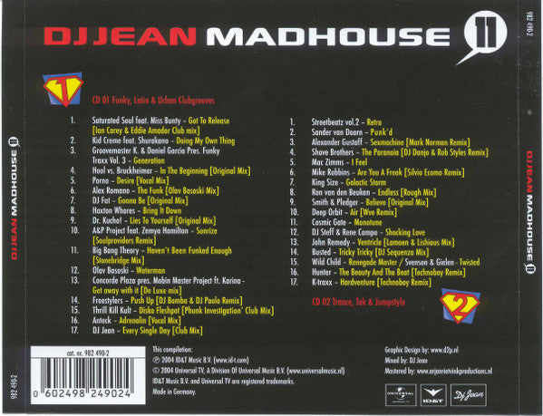 DJ Jean : Madhouse 11 (2xCD, Comp, Mixed)