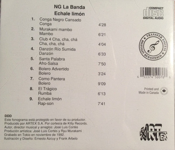 NG La Banda : Echale Limon (CD, Album, RE)