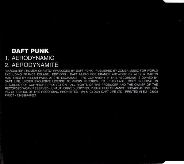 Daft Punk : Aerodynamic / Aerodynamite (CD, Single)