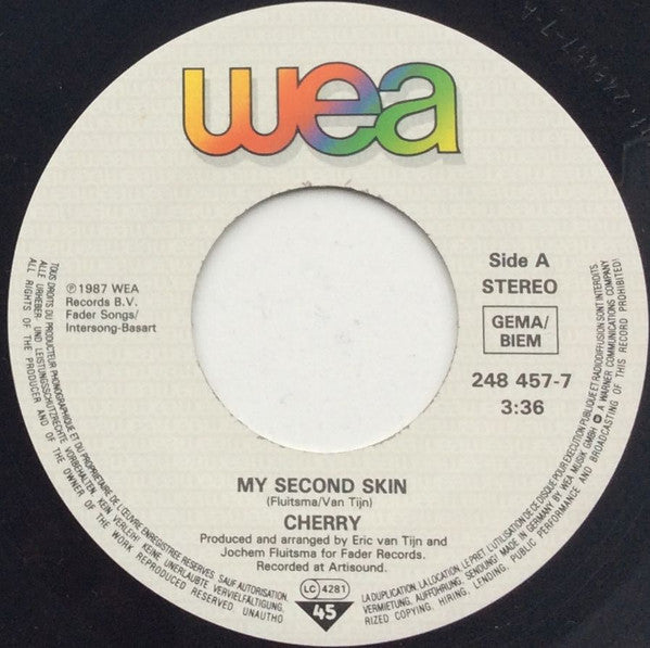 Cherry Wijdenbosch : My Second Skin (7", Single)