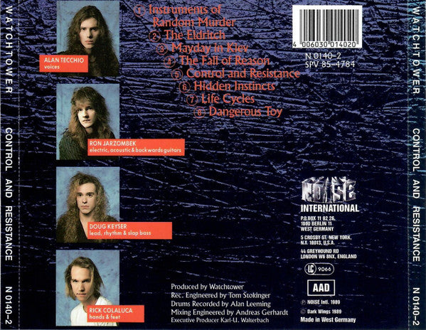 Watchtower : Control And Resistance (CD, Album)