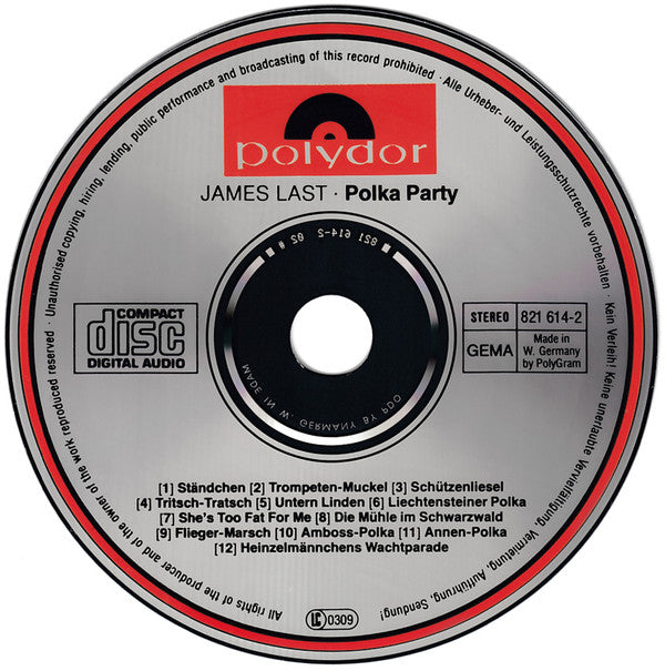 James Last : Polka Party (CD, Album, RE)