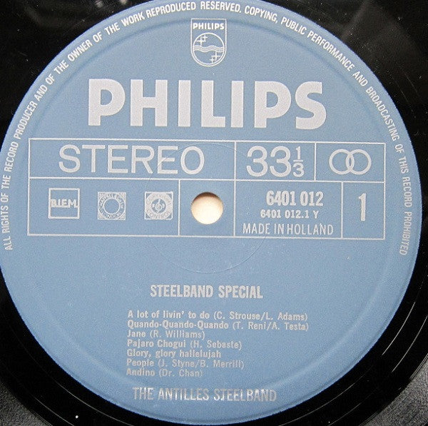 The Antilles Steelband : Steelband Special! (LP, Album)