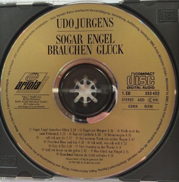 Udo Jürgens : Sogar Engel Brauchen Glück (2xCD, Comp, RM)