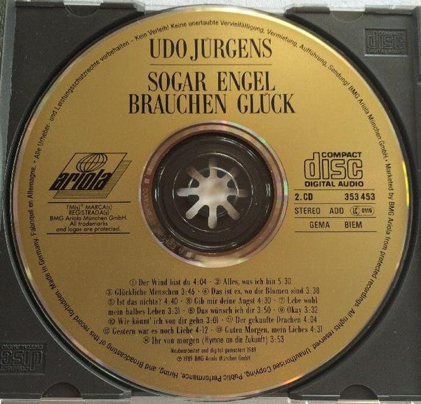 Udo Jürgens : Sogar Engel Brauchen Glück (2xCD, Comp, RM)