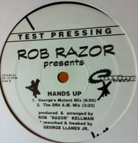 Rob "Razor" Kellman : Hands Up (12", TP)