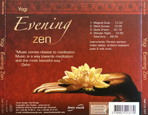Yogi (37) : Evening Zen (CD, Album)