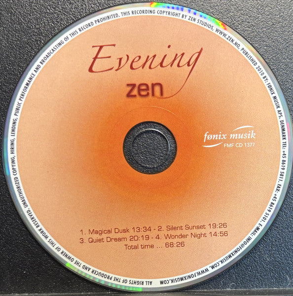 Yogi (37) : Evening Zen (CD, Album)