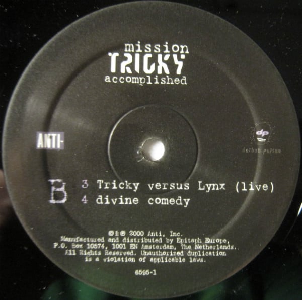 Tricky : Mission Accomplished (12", EP, 180)