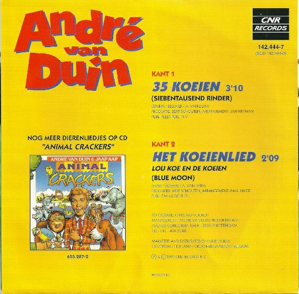 André van Duin : 35 Koeien (7", Single)