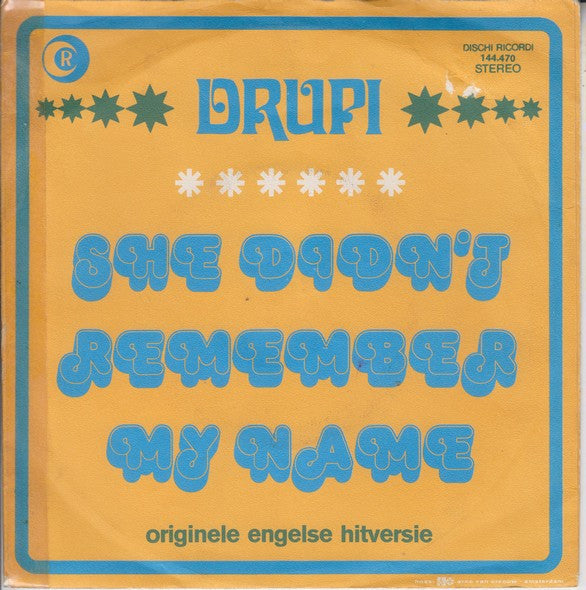 Drupi (2) : Vado Via (7", Single)