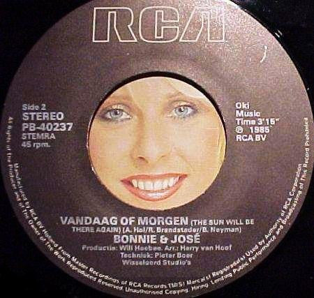 Bonnie St. Claire & José (3) : Zoals Vrienden Doen (7", Single)