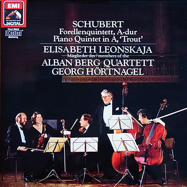 Franz Schubert – Elisabeth Leonskaja, Alban Berg Quartett, Georg Hörtnagel : Forellenquintett, A-dur = Piano Quintet In A, ‘Trout’ (LP, Album)