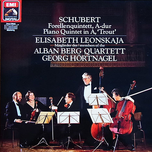 Franz Schubert – Elisabeth Leonskaja, Alban Berg Quartett, Georg Hörtnagel : Forellenquintett, A-dur = Piano Quintet In A, ‘Trout’ (LP, Album)