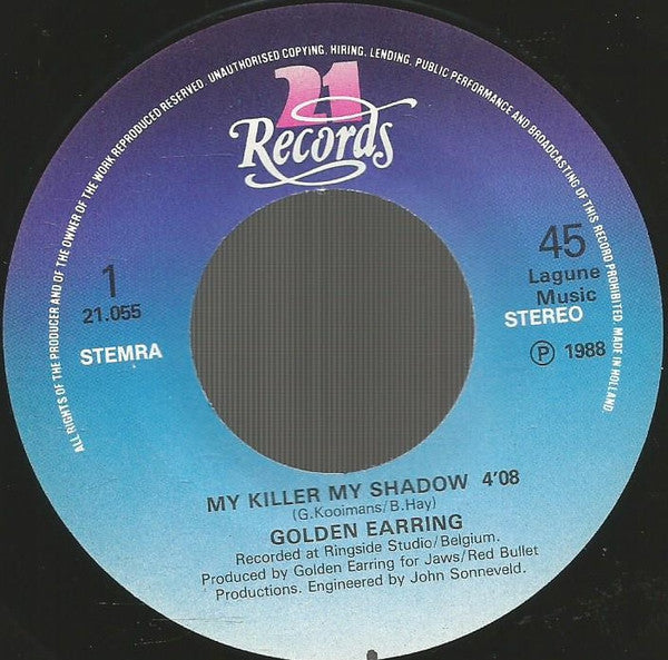 Golden Earring : My Killer My Shadow (7", Single)