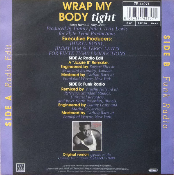 Johnny Gill : Wrap My Body Tight (7", Single)