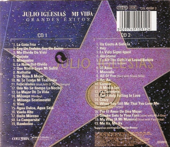 Julio Iglesias : Mi Vida: Grandes Éxitos (2xCD, Comp)