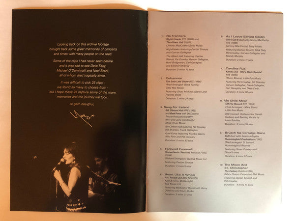 Mary Black : 25 Twenty-Five Years Twenty-Five Songs (DVD-V)