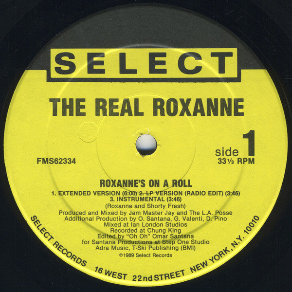 The Real Roxanne : Roxanne's On A Roll (12", Single)