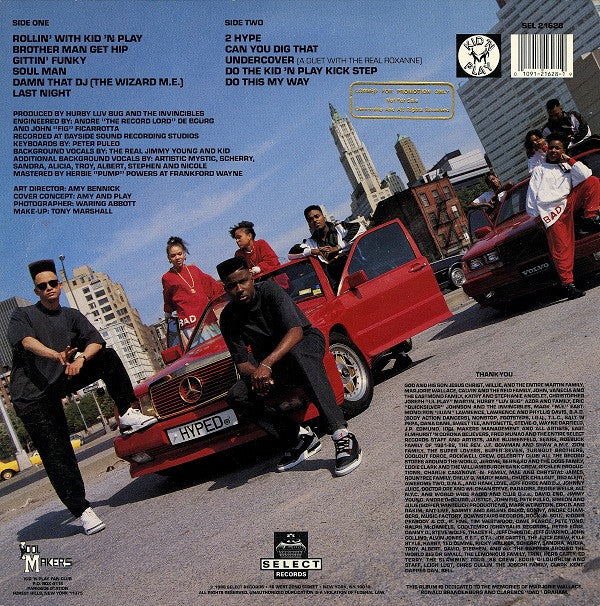 Kid 'N' Play : 2 Hype (LP, Album)