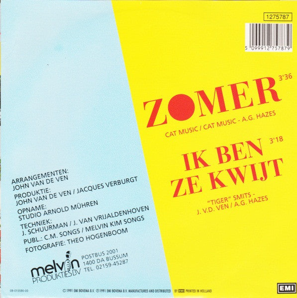 André Hazes : Zomer (7", Single)