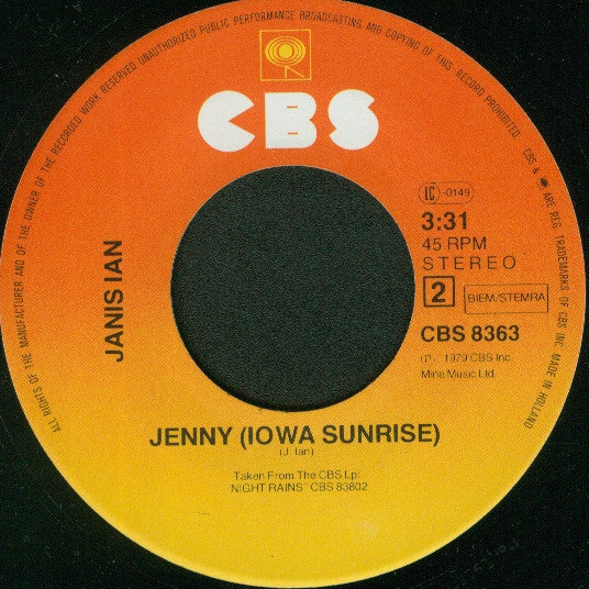 Janis Ian : The Other Side Of The Sun (7", Single)