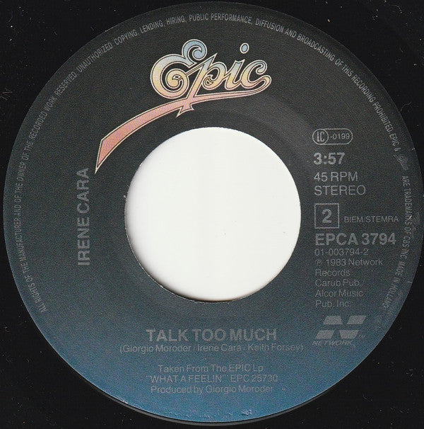 Irene Cara : Why Me? (7", Single)