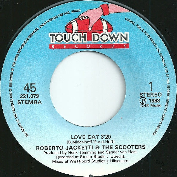 Roberto Jacketti & The Scooters : Love Cat (7", Single)