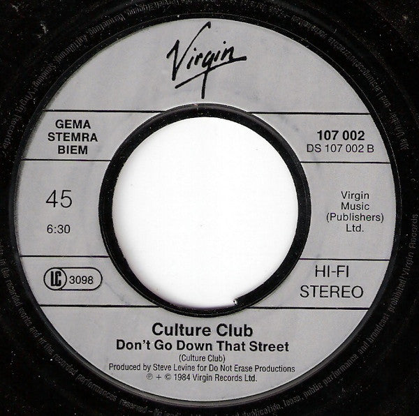 Culture Club : The Medal Song (7", Single)