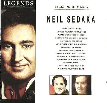 Neil Sedaka : Legends In Music - Neil Sedaka (CD, Comp)