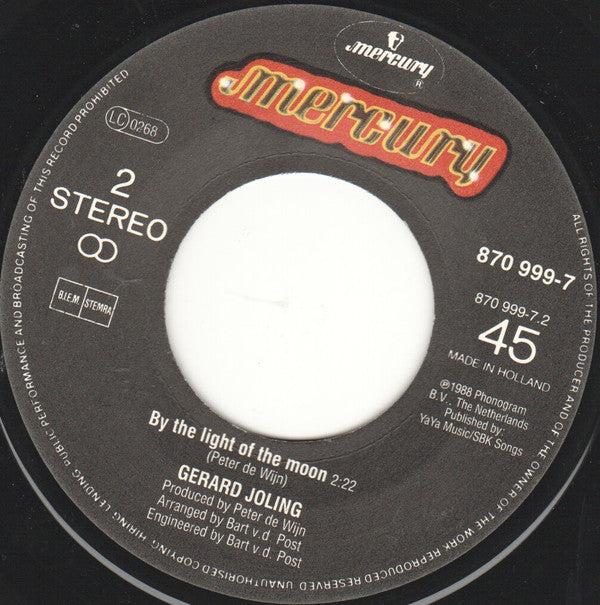 Gerard Joling : Read My Lips (7")