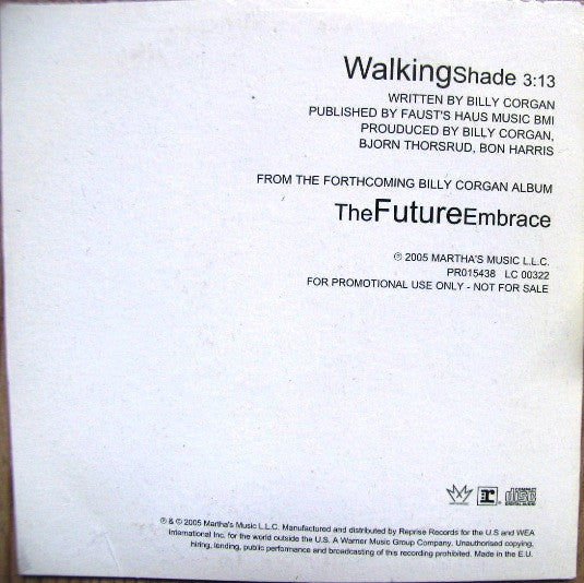 Billy Corgan : Walking Shade (CD, Promo)