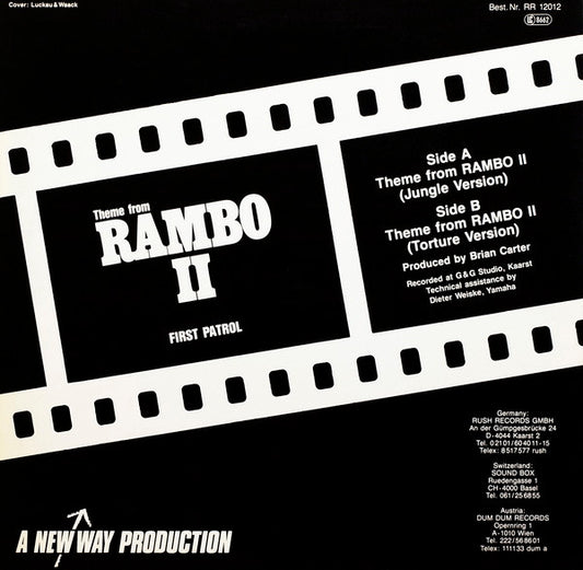 First Patrol : Theme From Rambo II (12")