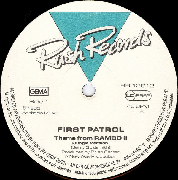 First Patrol : Theme From Rambo II (12")