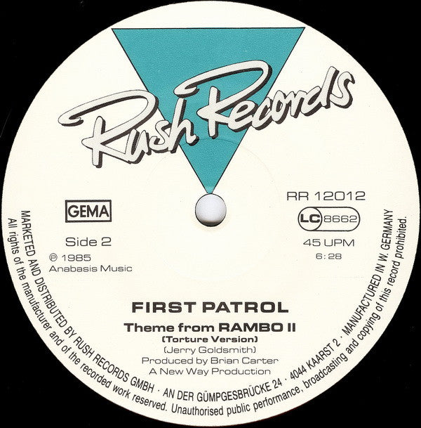 First Patrol : Theme From Rambo II (12")