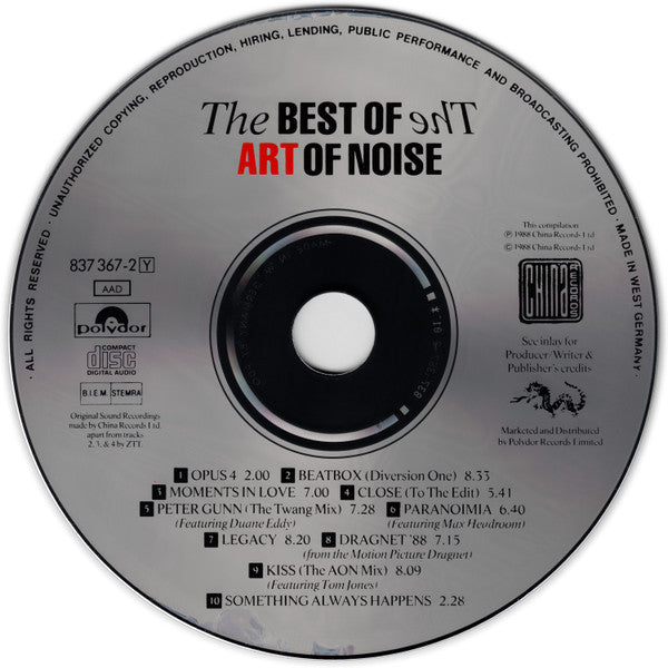 The Art Of Noise : The Best Of The Art Of Noise (CD, Comp)