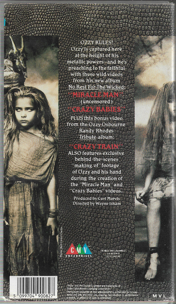 Ozzy Osbourne : Wicked Videos (VHS, PAL)