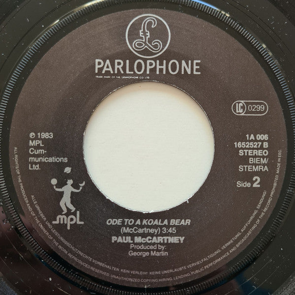 Paul McCartney And Michael Jackson : Say Say Say (7", Single)