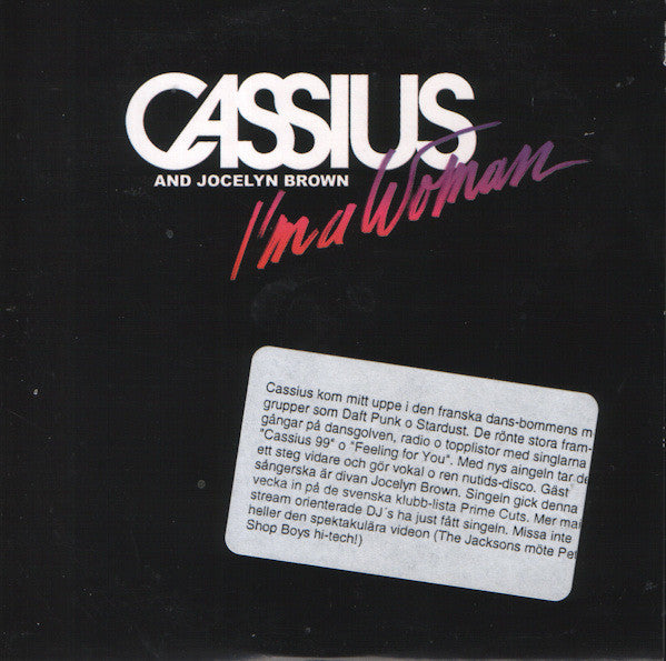 Cassius And Jocelyn Brown : I'm A Woman (CD, Single, Promo)