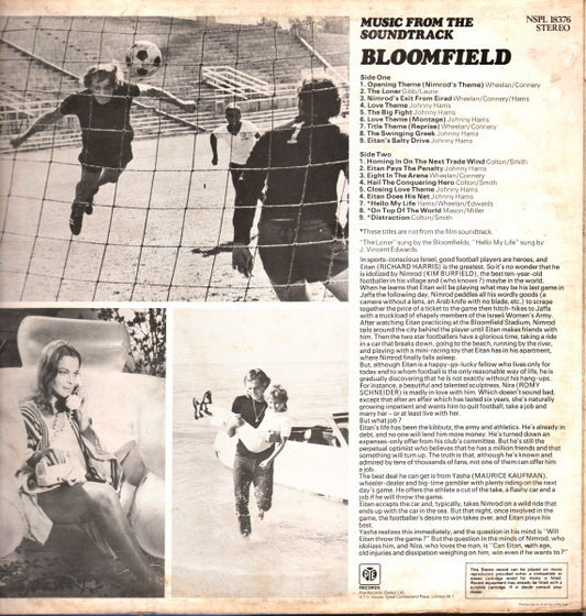 Various : Bloomfield - Music From The Soundtrack (LP, Album)