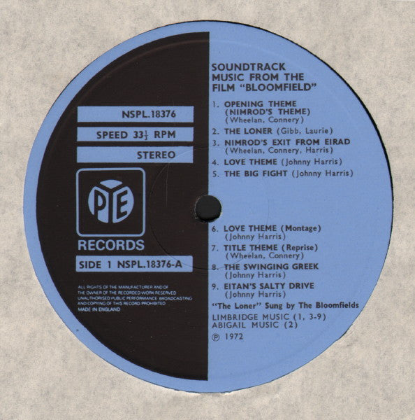 Various : Bloomfield - Music From The Soundtrack (LP, Album)