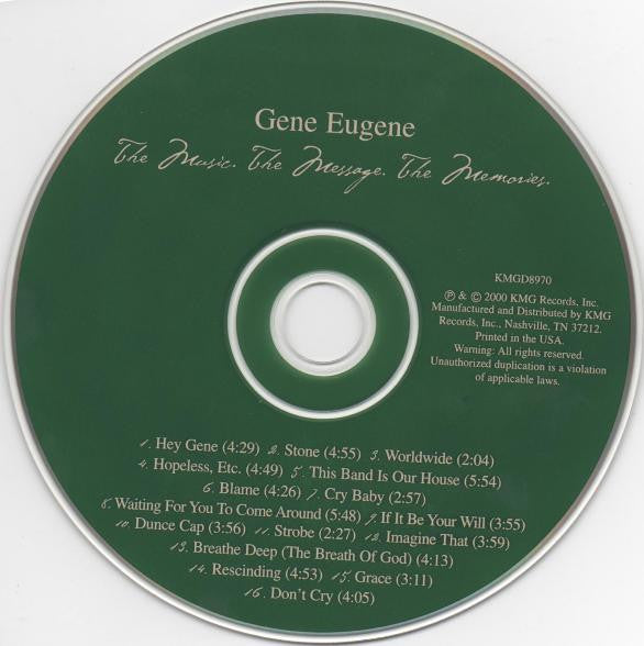 Gene Eugene : The Music. The Message. The Memories (CD, Comp)