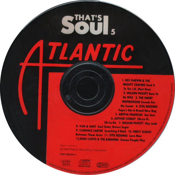 Various : That's Soul 5 (CD, Comp, RE)