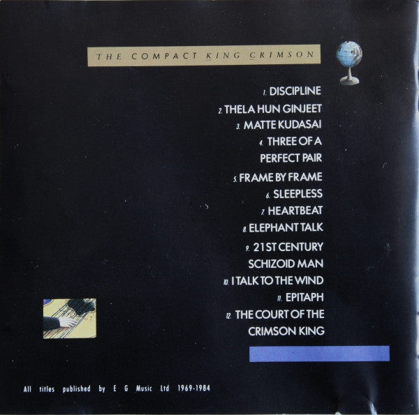 King Crimson : The Compact King Crimson (CD, Comp)