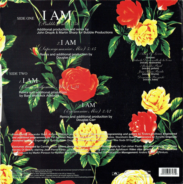 Army Of Lovers : I Am (12", Single)