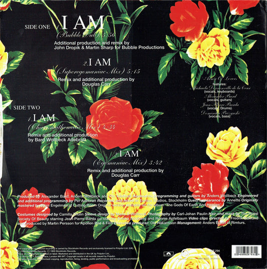 Army Of Lovers : I Am (12", Single)