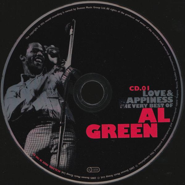 Al Green : Love & Happiness (The Very Best Of Al Green) (2xCD, Comp)